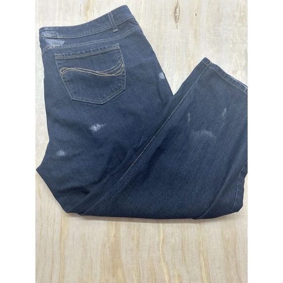 Womens Blue Jeans Charter Club Size 20W Petite Classic Straight Plus Sz - Picture 5 of 5